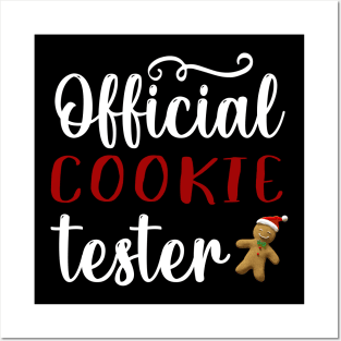 Official Cookie Tester Gingerbread Christmas Posters and Art